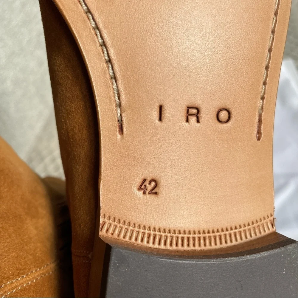 IRO Men’s Chelsea Boots in Camel Size 42 EUR Like New - Picture 10 of 15